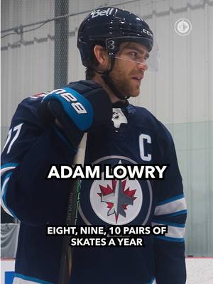 Ever wondered how many pairs of skates an @NHL player uses in a season? 🤯 #NHL #hockey #hockeyequipment #hockeyskates 