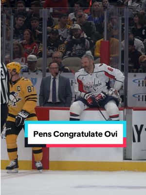 🤝 #ovechkin #micdup #congratulations #milestones #respect  