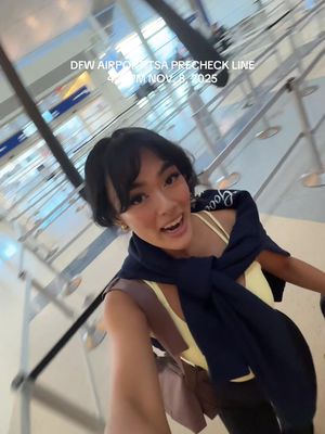 it took me 2 minutes to get through the TSA precheck line at @DFW Airport ✨✈️ HACK — be sure to check the security wait times at https://www.dfwairport.com/security/ (they update in real time) . . . . . . . . #dfwairport #tsaprecheck #dallasfortworthairport #traveltiktok #dallastx 