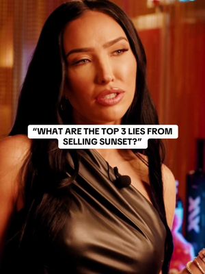 Bre Tiesi didn’t hold back with the top lies told on selling sunset in our latest MiXIXology 👀 #fyp #sellingsunset 