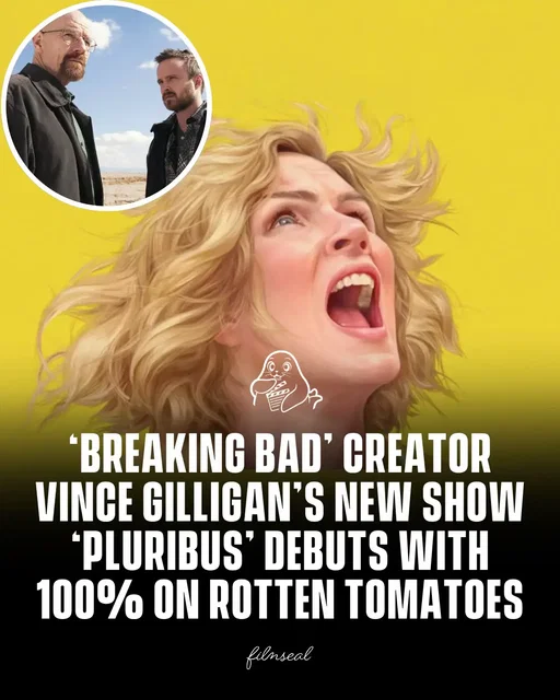 Vince Gilligan’s new sci-fi series Pluribus has debuted with a perfect 100% on Rotten Tomatoes.  Starring Rhea Seehorn, who played Kim in Better Call Saul, critics hail it as a masterpiece with one of TV’s best pilots. #FilmSeal #film #movie #cinema 