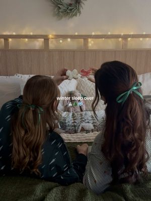 your sign to have a christmas themed girls night in w/ your mom 🤍 pjs from: @target @Walmart   #girlsnightin#christmassleepover#winteraesthetic#christmasaesthetic#fyp 