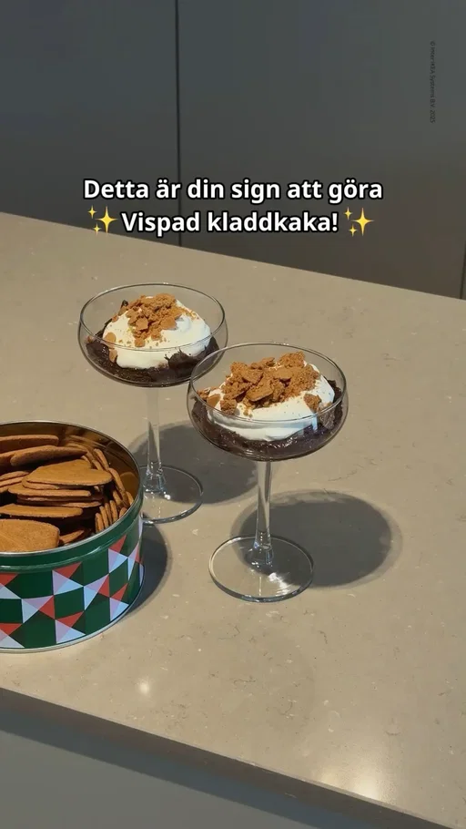 Vem vill inte äta kladdkakedeg till dessert? 😉✨ #IKEASverige #kladdkakansdag #inspiration #foryou #FoodTok 