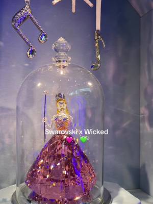 @Swarovski x Wicked collection has landed in store ✨🫧 The Glinda wand ornament is my favourite! 🥹 And Ariana Grande’s jewelry collab is still available too 🙏 #wickedcollab #swarovski #swarovskixwicked #swarovskixarianagrande #wickedforgood 