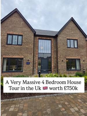 A Stunning 4 Bedroom show home tour in the Uk 🇬🇧 (Cameron Hall Homes) Would you buy this house for £750k?  #newbuildhomes  #HouseTour #ukhousetour #showhometour  #fblifestyle 