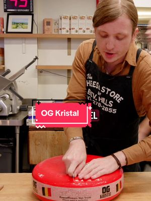 Our cheese of the day is OG Kristal, an aged cows milk Gouda with a creamy texture and tons of crunchy crystals. A must try the next time you’re at The Cheese Store of Beverly Hills #cheesestoreofbeverlyhills #cheesestore #cheesemonger #cheesetok 