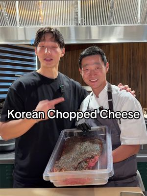 Michelin Chef Makes Korean Chopped Cheese @Gui Steakhouse | NYC  #choppedcheese #sandwich #chef #FoodTok #cooktok 