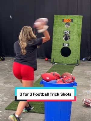 Can I go 3 for 3?! #football #trickshot 