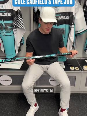 Just another way that Caufield is doing it like nobody else 😎 #BauerPulse #AStickIsEverything #hockey 