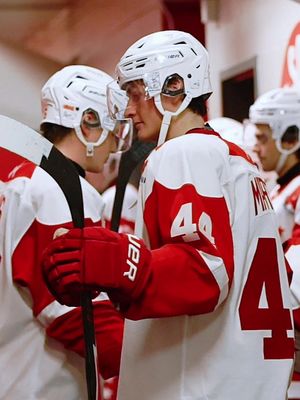 Handshake before havoc 🤝 #ohl #hockey #soogreyhounds #saultstemarie #pregame 
