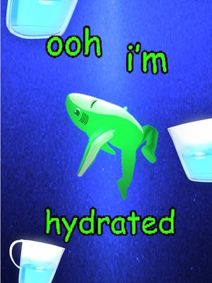 hear me out: singing green shark #atleastimhydrated #unhinged #song #hydration #shark 