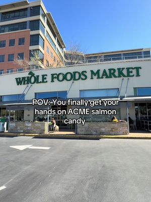 Main character moment: secured the salmon candy 😌✨ Price may vary by location #wholefoodsmarket #salmoncandy 
