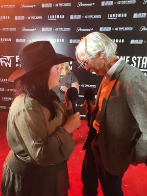 We hit the red carpet with the Landman cast and asked them to describe Season 2 in just one word. Sounds like we're in for a ride. 💥
