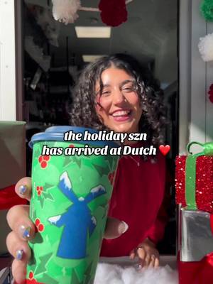 Happy Holidays from Dutch Bros❤️🤍 #dutchbros #dutchbroscoffee #holidays #holidayszn 