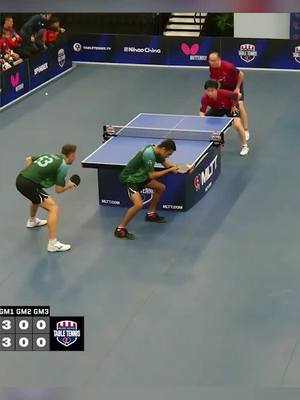 Adi Sareen and Lubomír Pistej getting it DONE for the Spinners🔥 Stream MLTT on tabletennis.tv #tabletennis #tabletennishighlights