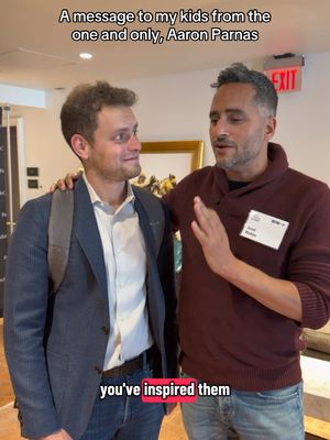 BREAKING GOOD NEWS 🙎🏼‍♂️Hanging in DC in a room with some incredible people including this guy! A message to my three little loves from the man, the myth, the legend - @Aaron Parnas #AaronParnas #BreakingGoodNews #GoodNewsIsEverywhere