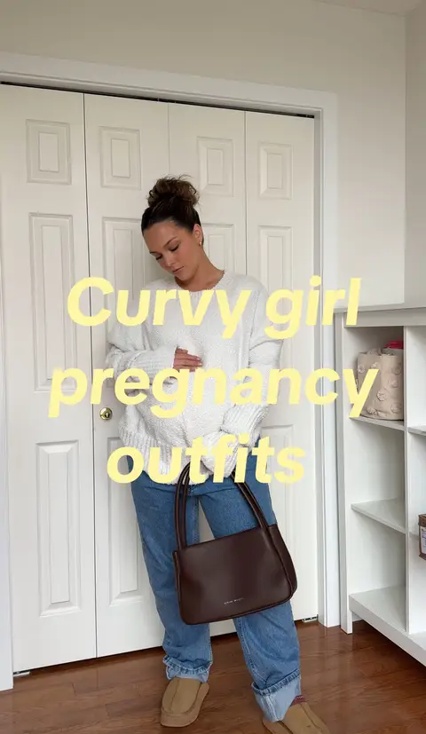 Follow for more outfit Inspo if you’re pregnant & curvy!!  #curvyfashion #bumpfriendly #size10 #pregnancyoutfit #pregnantootd 
