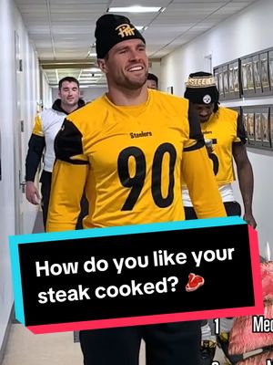 Steak-ing their claim 🥩 #steelers #nfl #steak 