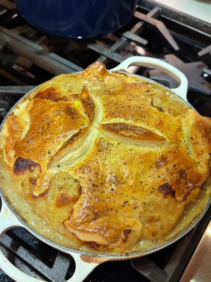 chicken pot pie night 