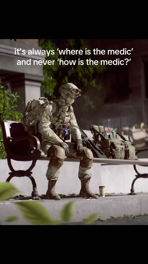 check on your medics. they check on everyone else 😔 #battlefield6 #battlefield #sad 