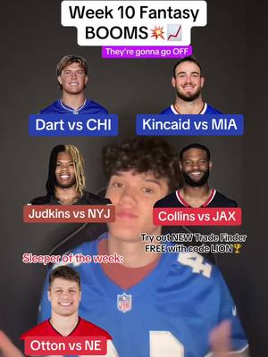 These Players are going to EAT in Week 10 Fantasy Football🔥 #fantasyfootball #fantasyfootballadvice #fantasyfootballtips #nflfootball #nfl 