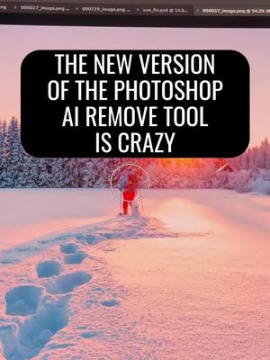 The evolution of Generative AI Remove in Photoshop is crazy 😳
