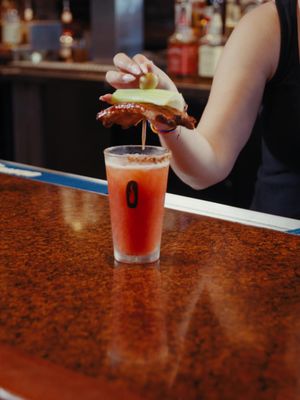 Ribs on your drink? Only at Smokey Bones. 🍹🔥