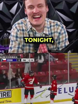Canada wins no matter what at the World u17s tonight. #teamcanada #juniorhockey 