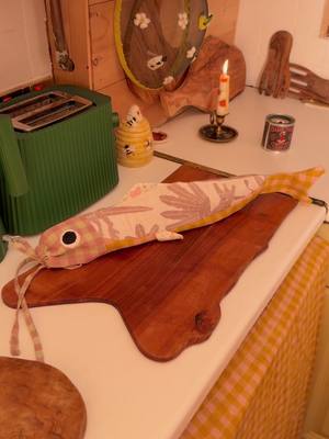 The only right way to store your baguettes 🥖 🎣 #sewing #sewingprojects #sewingtutorial #sardines #crafty 