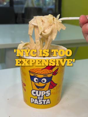 $10 for a hefty cup of pasta with a protein choice! Don’t let the word cup fool you. These are a pretty generous serving for the price.  Which one are you trying first 🇮🇹 