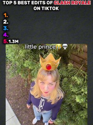 TOP 5 BEST EDITS OF CLASH ROYALE ON TIKTOK🔥 #top5 #clashroyale #clashroyaleedit #edit #fyp 