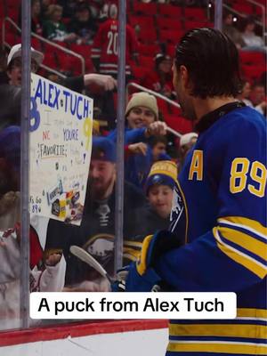 Good guy Tuchy 🥹 #buffalosabres #buffalosabresvscarolinahurricanes #NHL 