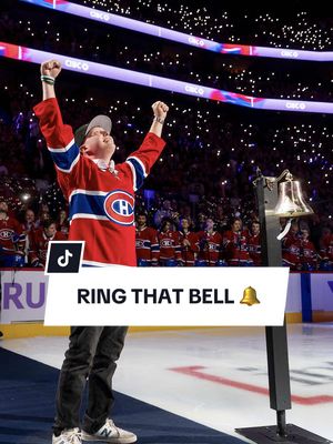 Qu’on sonne la cloche 🔔 Ring that bell #HockeyFightsCancer #Leucan 