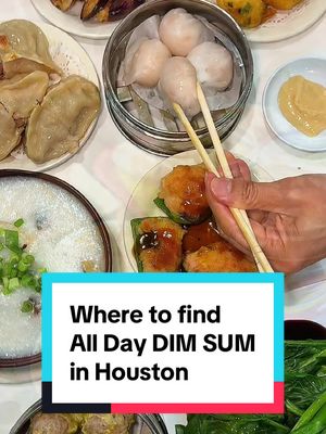 Where to find all-day dim sum in Houston 🥢✨ Golden Dim Sum in Houston’s Chinatown is a family-owned spot serving dim sum all day long — no weekend rush required! The menu is one of the most extensive in H-town, so it can be hit or miss. But the hits? 👇 🦐 Eggplant stuffed with shrimp 🦀 Crab claw stuffed with shrimp 🥠 #51 almond-crusted glutinous rice ball with a molten salted egg yolk center 😍 Affordable, casual, and open all day — now you know where to fix that dim sum craving! 📍 Golden Dim Sum 10600 Bellaire Blvd, Houston, TX 77072 Drop your dim sum recs below — I’ll add them to my must-try list! 👇 #HoustonFoodie #HoustonEats #HoustonChinatown #DimSumLovers 