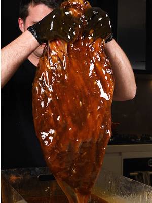 I Submerged a Wagyu Brisket in 12kg of Honey… Redemption is sweet! Smoked using my new @WeberBBQAusNZ Smoque 🐝🥩 #gifted 