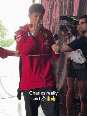 Back stage catch-ups hitting new heights in Brazil 💍🤯 #f1 #f1tiktok #alexalbon #charlesleclerc 