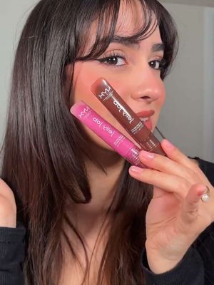 jelly job ‘jelly icing’ & ‘jellybean’ @NYX Professional Makeup 🩷🤎  #nyxcosmetics #gloss #BeautyReview #newmakeup #lipswatch 