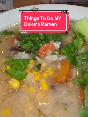 Japanese and Dominican flavors coming together in a ramen? I never thought this combo could exist but I really like how they managed to bring it together and for a good cause. I will say as an introvert, this place was a test. But if ima get a Japanese boyfriend, I guess I gotta practice now.  #thingstodoinny #ramen #sancocho #nyceats #whattoeat 