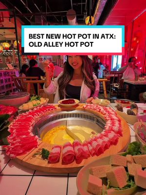 best new hot pot restaurant in Austin Texas with 10 out of 10 presentation - Old Alley Hot Pot  #austintexas #austintx | best Asian restaurants in Austin | best Chinese food in Austin 