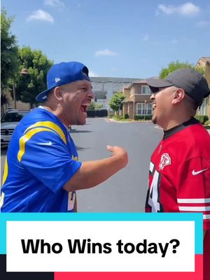Who wins today? @San Francisco 49ers @Los Angeles Rams 
