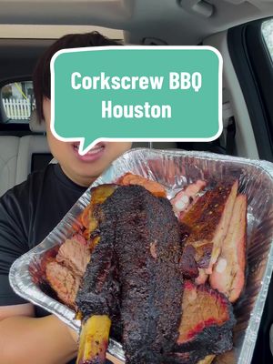 Best Michelin Rated BBQ! Trying Corkscrew BBQ in Houston for a Food Review! How does it taste? #houston #foodcritic #fastfood #foodreview #mukbang 