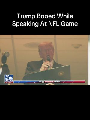 Donald Trump became the first sitting president to attend a regular-season NFL game in 47 years — and he got booed. The crowd jeered when Trump was shown on the Jumbotron at the Washington Commanders’ game against the Detroit Lions. They booed him (with some scattered cheers) again when he was introduced by the stadium announcer at halftime.