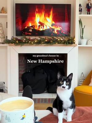 a cozy weekend in 📍New Hampshire First snow fall of 2025 in the white mountains - November 9th, 2025 - Also, passing along a very Happy birthday to my grandma, we love and miss you so much 🤍 #adayinthelife #newhampshire #HomeDecor #christmas #winter  