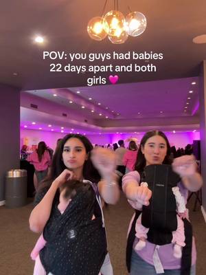 Made little bestie girls 🩷 they were both asleep 👯 @lexisferman #moms #fyp #momtok #MomsofTikTok #viral 