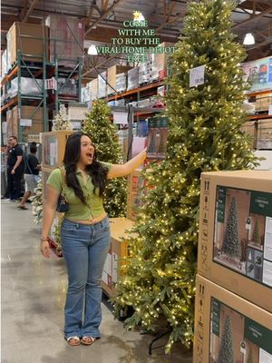 Ahhh I finally got the Viral Home Depot Christmas tree 🎄 #grandduchess #costcochristmastree #9ftchristmastree #christmas #fyp 
