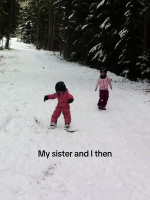 Little us @billy_joely #minishred #foryoupage #fyp #girls #snowboard 😌