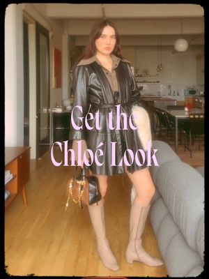 How to get the Chloé FW25 look (with what I already have in my closet) while back in my angsty Fiona Apple on repeat era.  I’ve been having a repulsion to new things lately  and I just want to kick life back into all my older pieces again and again. It’s so satisfying. Just a reminder to stop for a moment before clicking “add to cart” or running to the shops, because you might already have that piece you are looking for. You probably just forgot lol.  I’m wearing:  Old @Awakemode top (such a special forever piece)  @UNIQLO USA miniskirt  By Far boots  Vintage leather jacket  ATP bag Vintage belt worn as a bag accessory  Old @UGG® fur stole (I reach for this every winter) 