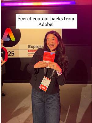 Loved learning so much at @Adobe MAX! What is your favorite feature & what do you plan to create with it?! . .  . .  Giveaway is not sponsored, endorsed or administered by TikTok or Adobe #adobepartner #adobemax #creator #influencer #photoshop   