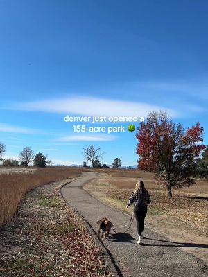 Denver, did you hear? 👀 The old Park Hill Golf Course is turning into Park Hill Park — a massive 155-acre green space coming to Northeast Denver! 🌳 open now to the public with walking trails, native gardens, shady trees, a bird sanctuary + will eventually have a dog park area 🐶  #denver #colorado #trails 