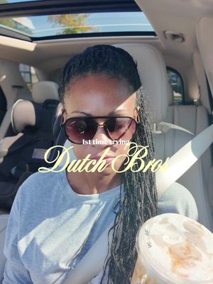 Trying @Dutch Bros Coffee for the first time ✨ #dutchbros #dutchbroscoffee #coffee #coffeetok 
